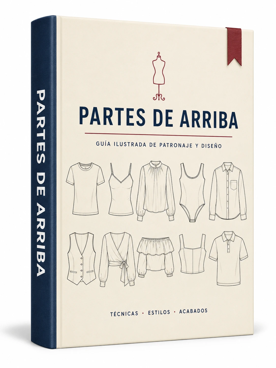Guía Partes de Arriba: blusas, camisas, cuellos y mangas