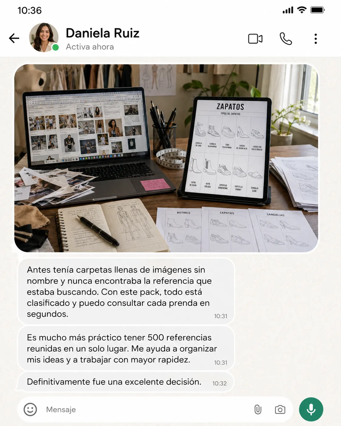 Testimonio de Daniela Ruiz: encuentra cada prenda en segundos y organiza mejor sus ideas